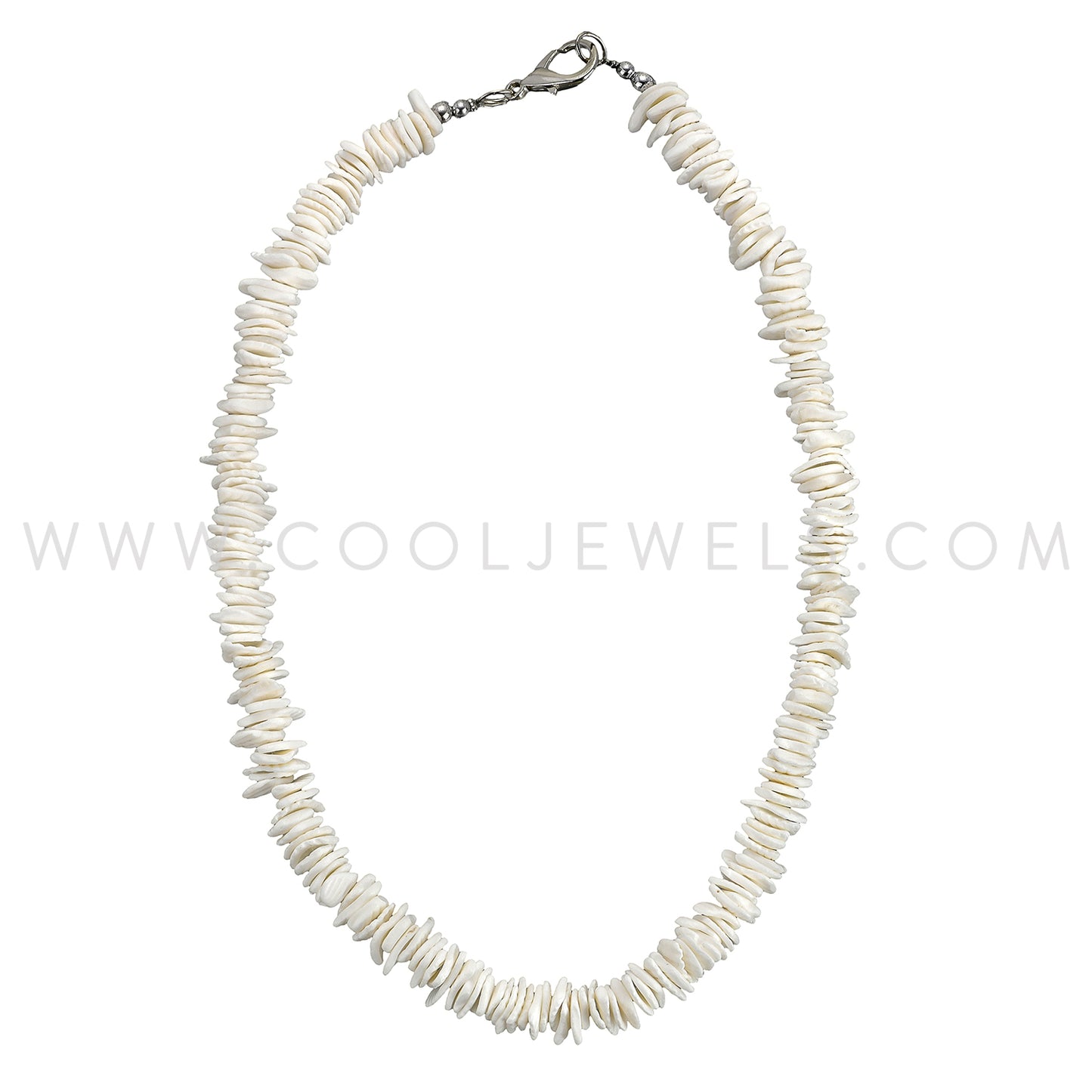 2627-CH White Shell Chip Chokers