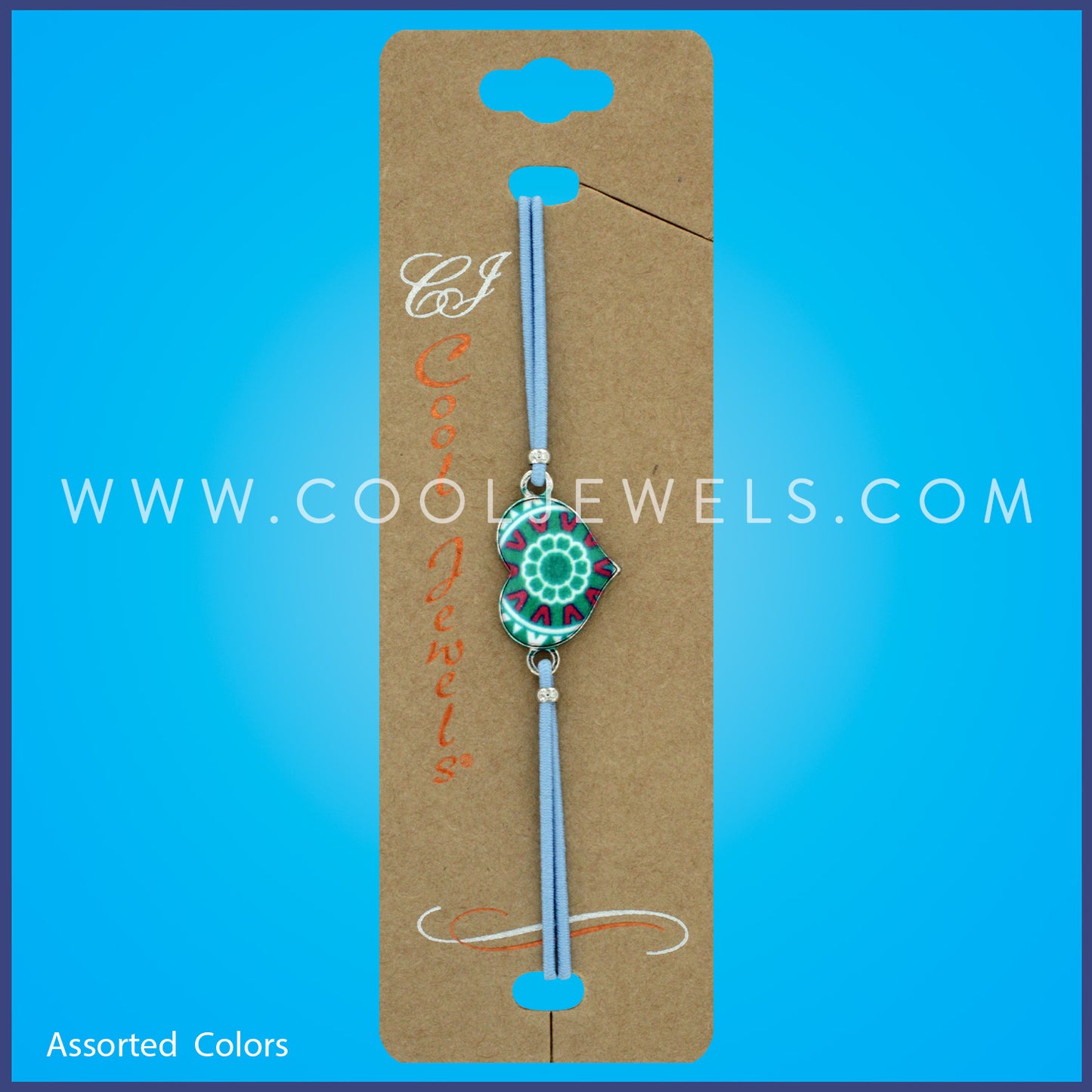 STRETCH HEART BRACELET - ASSORTED