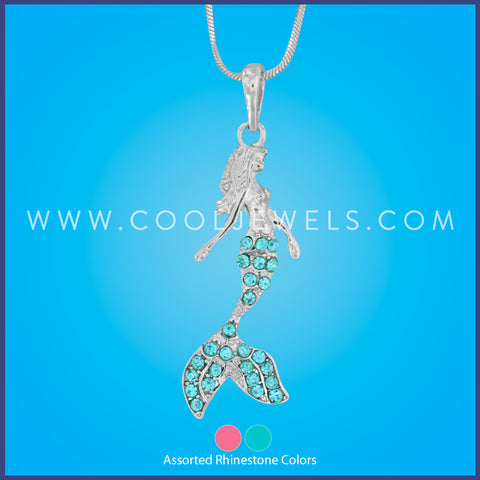 Mermaid Rhinestone Necklace