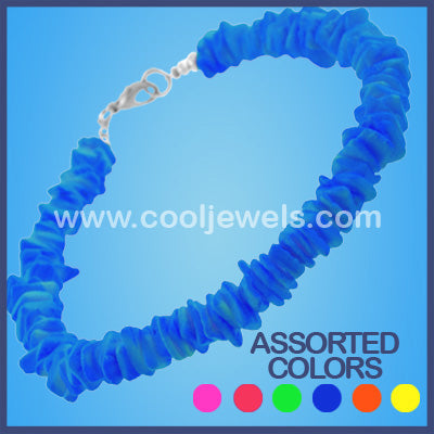 Assorted Color Neon Shell Bracelets