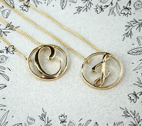 Initial Necklaces