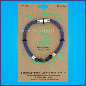 1 TREE MISSION® BRACELET WITH COLORED BEADS (GIANT SEQUOIA TREE