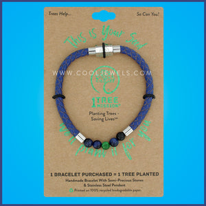 1 TREE MISSION® BRACELET WITH COLORED BEADS (GIANT SEQUOIA TREE