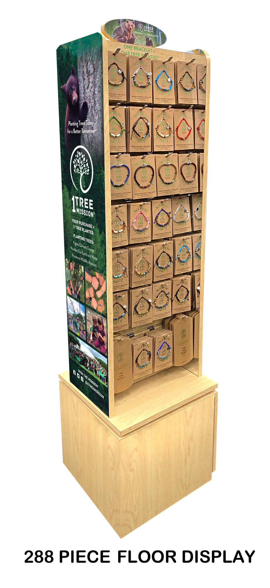 1 Tree Mission® Floor Display 288 PCS