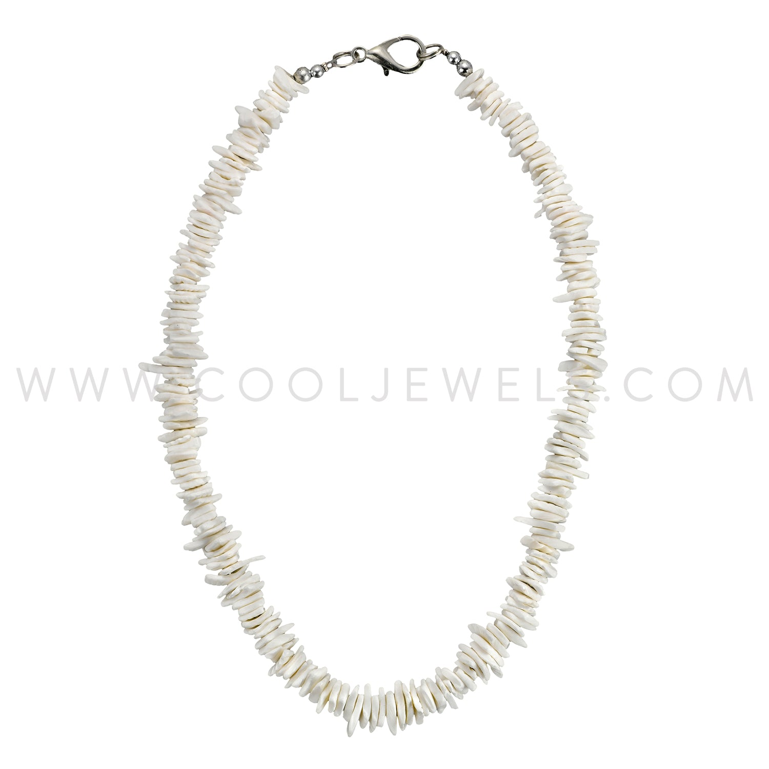 Wholesale White Shell Chip Necklaces | White Puka Chip Necklaces
