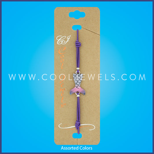 ELASTIC STRETCH BRACELET WITH MERMAID TAIL - ASSORTED