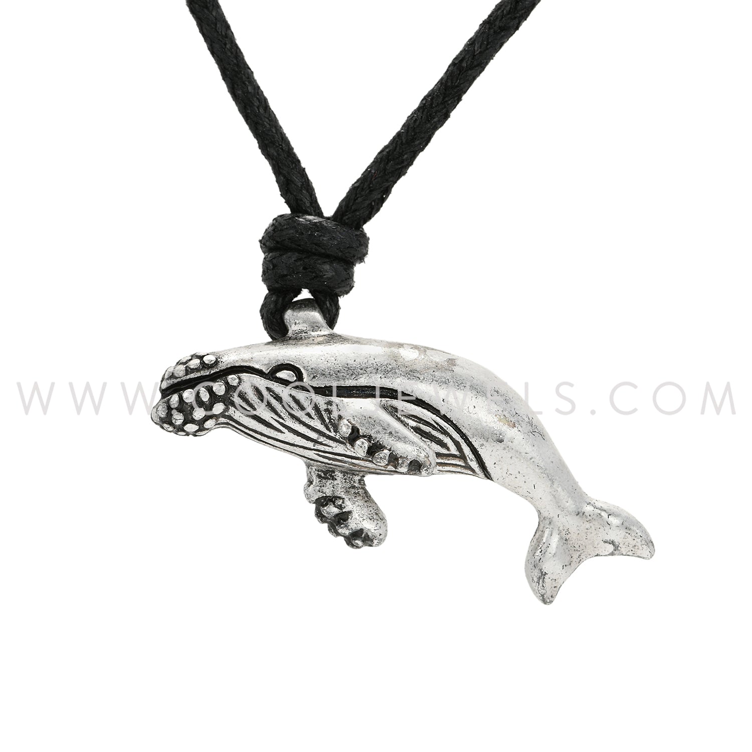 Earth, Sea & Me Humpback Whale Slider Cord Necklace – Cool Jewels