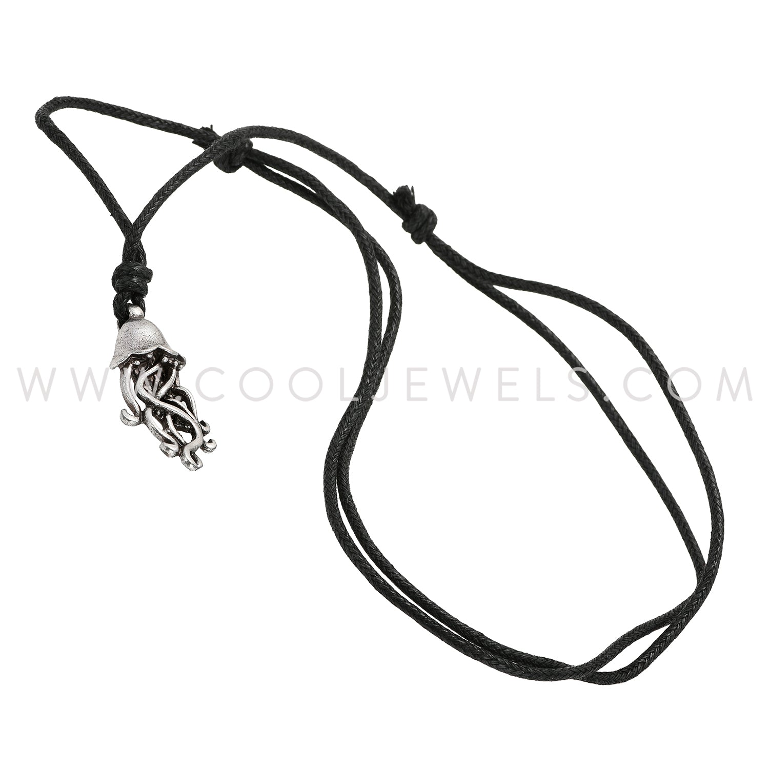 Earth, Sea & Me Orange Blossom Jellyfish Slider Cord Necklace