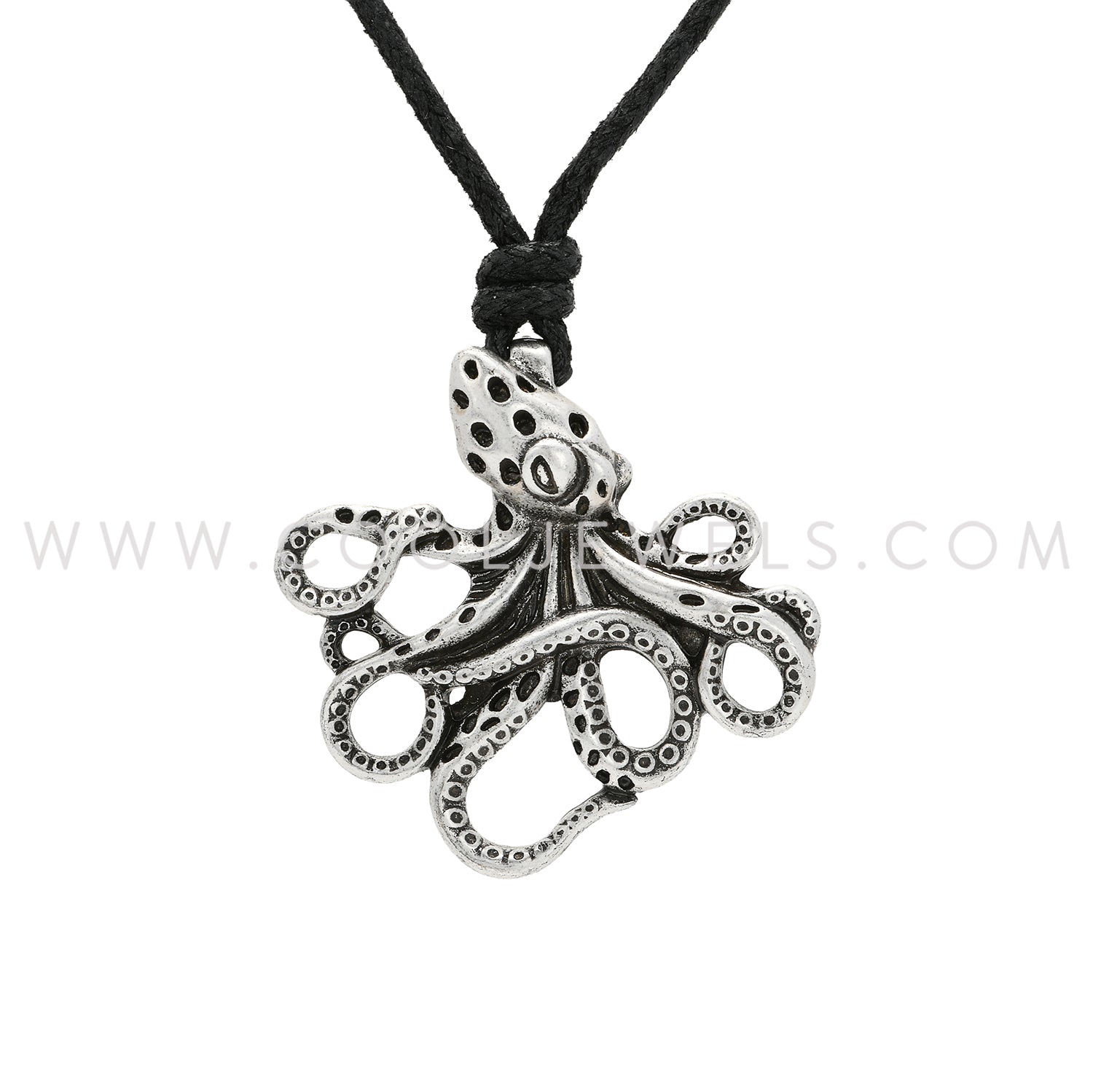 Earth, Sea & Me Blue Ringed Octopus Slider Cord Necklace – Cool Jewels