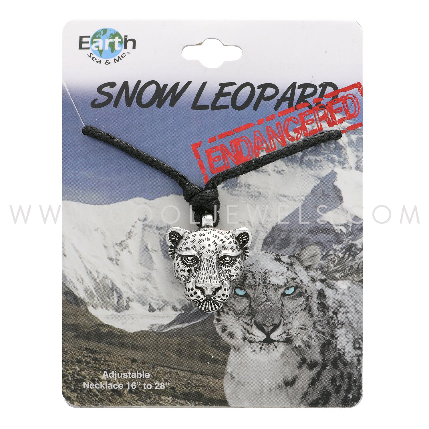 Nature's Threatened Creatures Snow Leopard Necklace – Cool Jewels