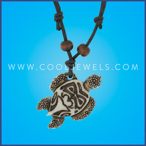 Resin Maori Turtle Cord Necklace  Wholesale Resin Maori Turtle Cord  Necklace – Cool Jewels