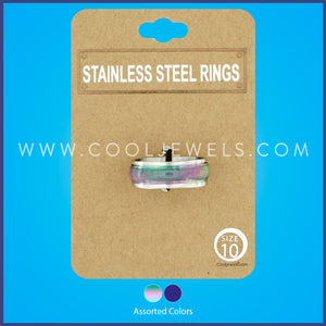 Assorted Stainless Steel Spinner Rings
