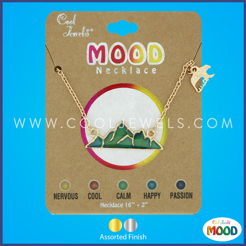 MOOD NECKLACE, Changes 6 Different Colors When Senses Heat or Cold Only  Oval is Available. - Etsy