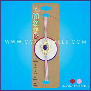 STRETCH ELASTIC BRACELET WITH MOOD EYE PENDANT