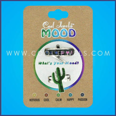 (SET OF 2) MOOD SUN BAND & CACTUS RING - CARDED