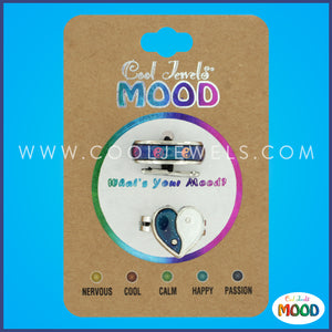 (SET OF 2) YIN YANG MOOD BAND & YIN YANG MOOD RING - CARDED