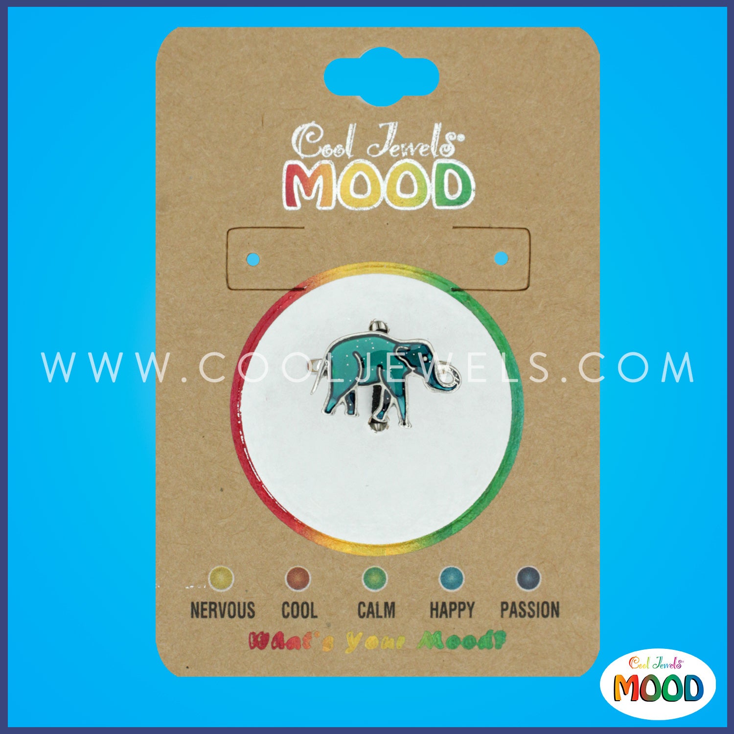 MOOD ELEPHANT RING - CARDED