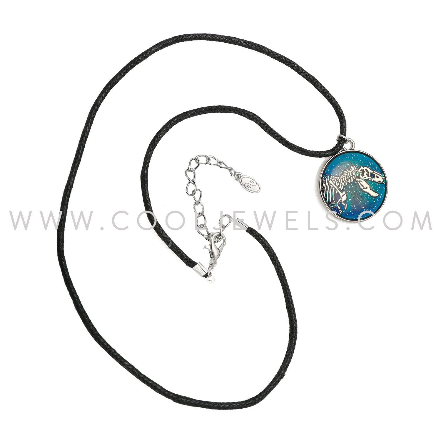 Mood Dinosaur Pendant Cord Necklace – Cool Jewels