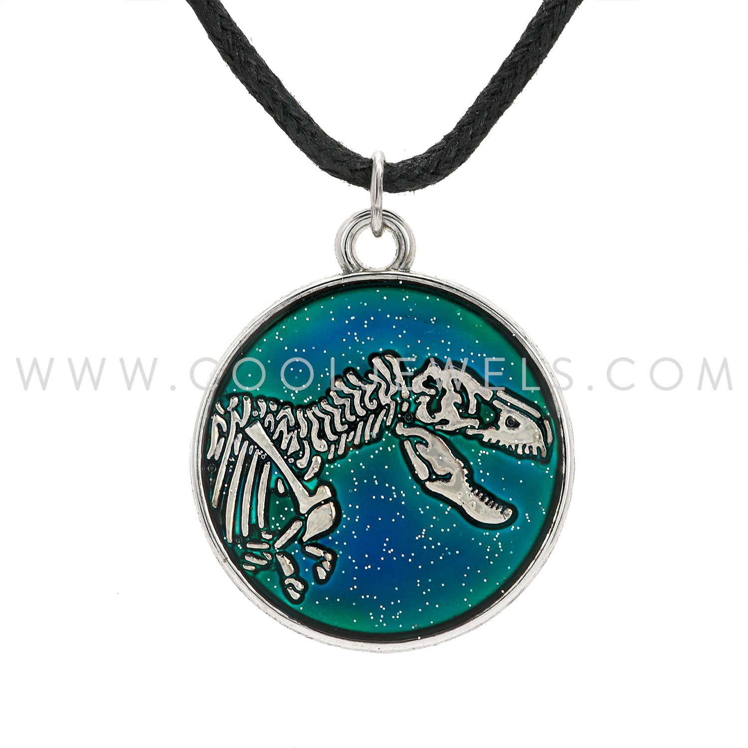Mood Dinosaur Pendant Cord Necklace – Cool Jewels
