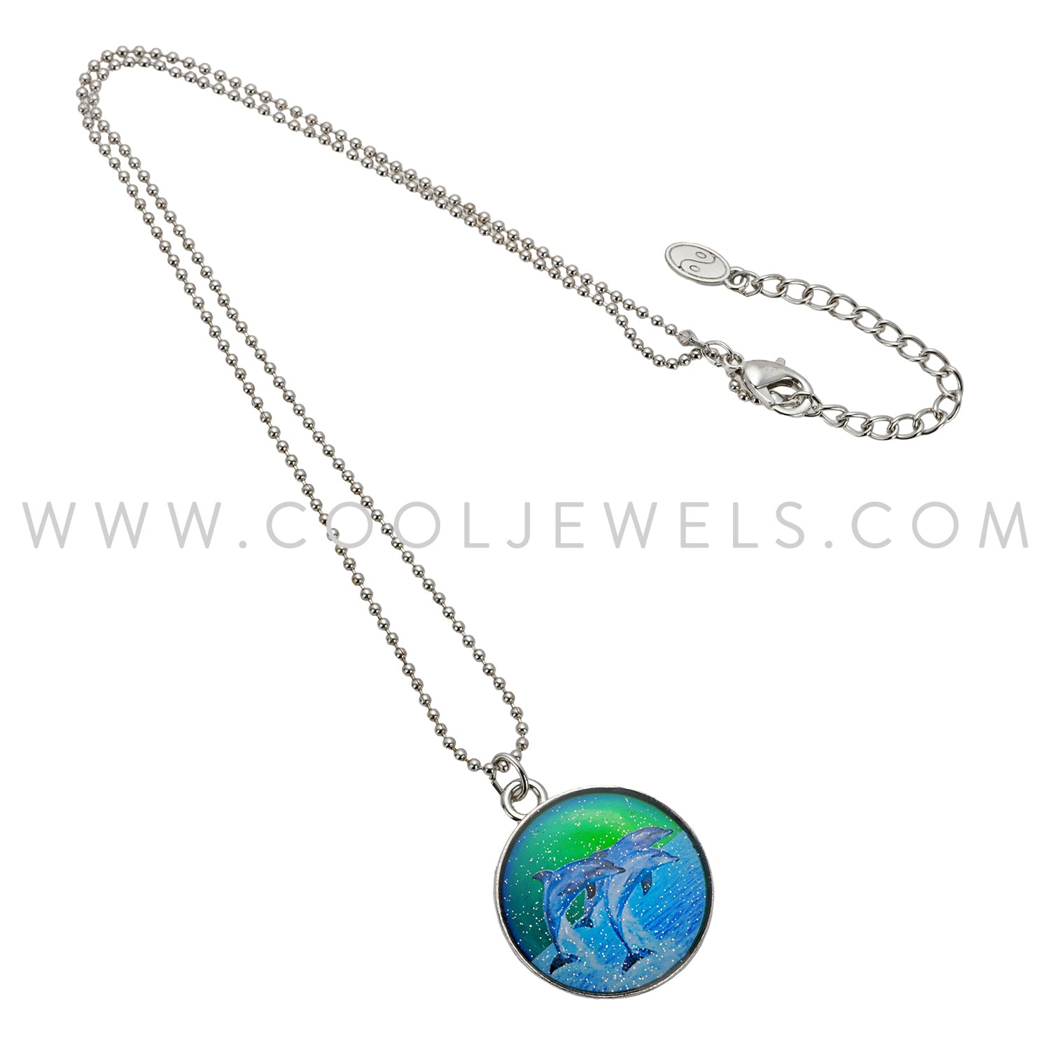 Dolphin Mood Necklace | Wholesale Dolphin Mood Necklaces – Cool Jewels