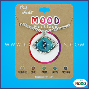 CHAIN NECKLACE WITH MOOD EYE PENDANT