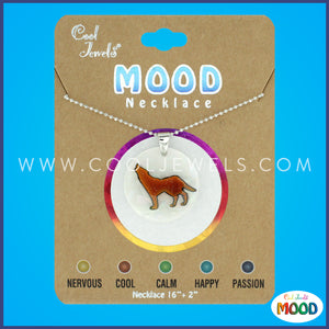 Glitter Mood Wolf Necklace Cool Jewels