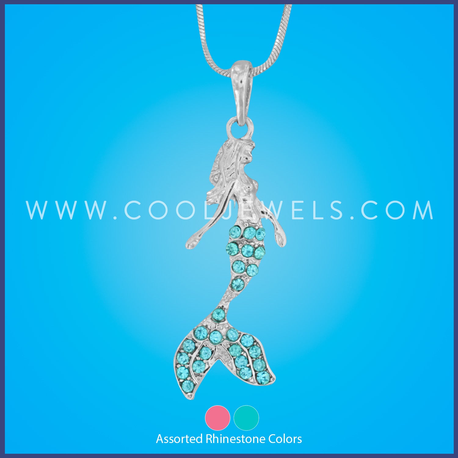 Mermaid Rhinestone Necklace