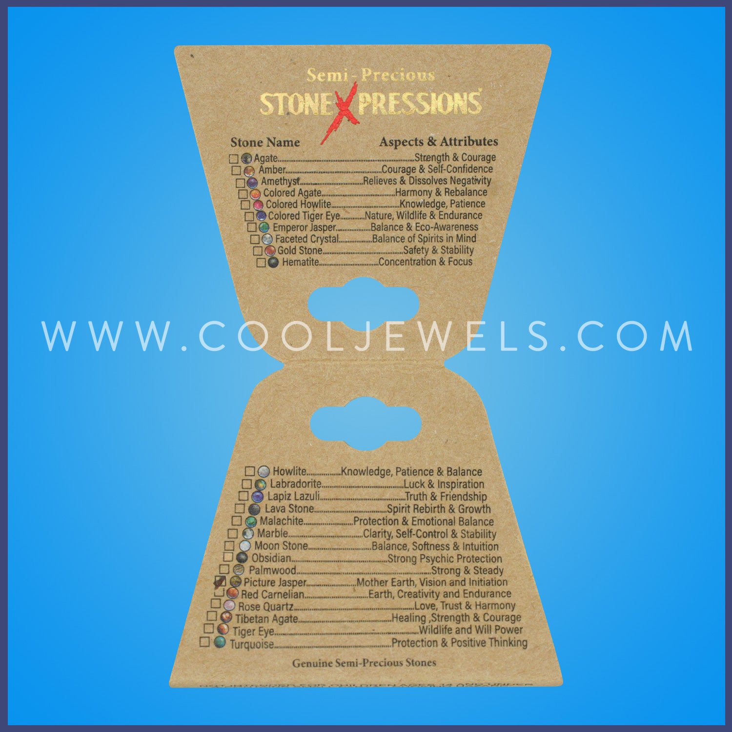 STONE X - DOUBLE ELASTIC STRETCH &nbsp;BRACELET WITH STONE SLICES