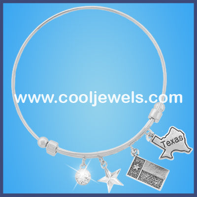 Texas Silver Wire Bracelets