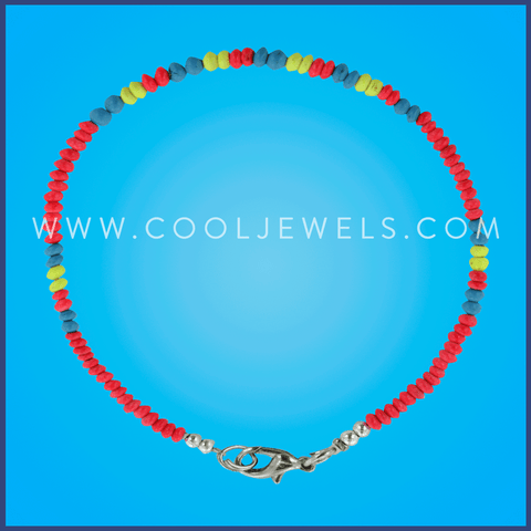 NEON COCO BEADED BRACELET