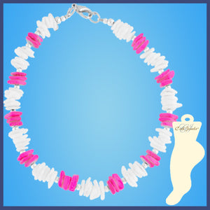 Neon Shell Anklets