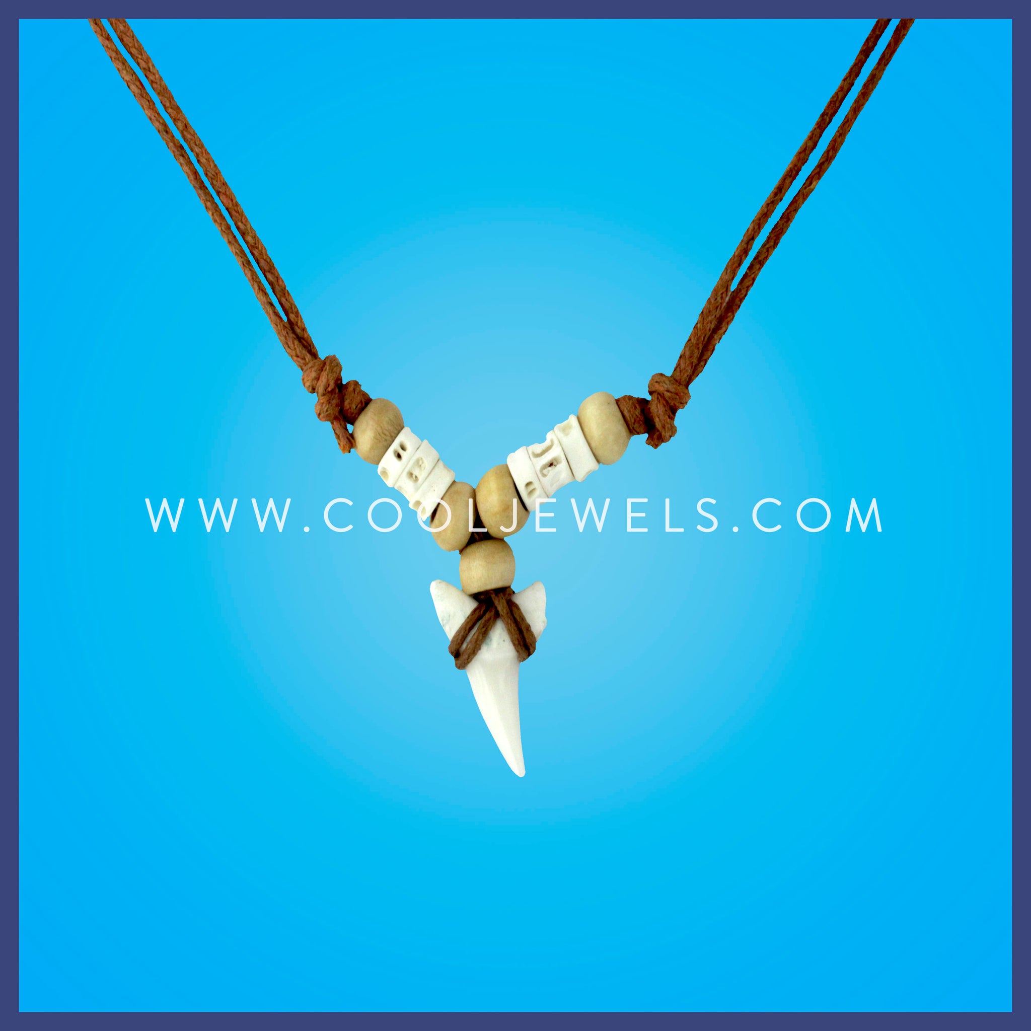 Comes with assorted shark teeth.