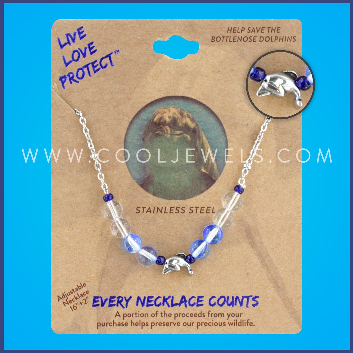 LIVE LOVE PROTECT™ NECKLACE WITH HONEY BEE