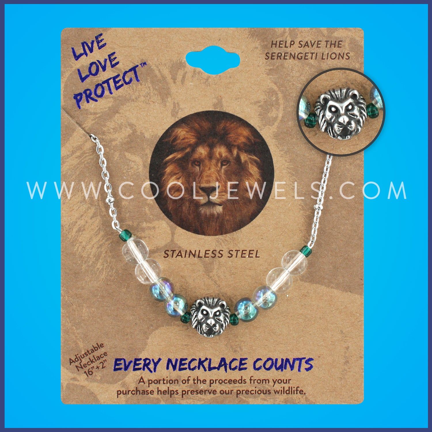 LIVE LOVE PROTECT™ NECKLACE WITH HONEY BEE