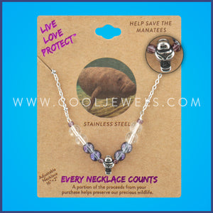 LIVE LOVE PROTECT™ NECKLACE WITH HONEY BEE