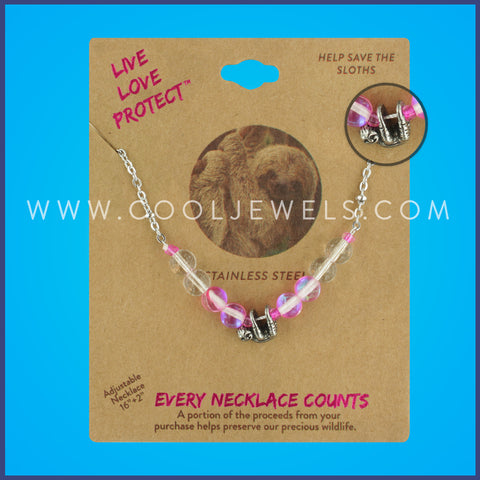 LIVE LOVE PROTECT™ NECKLACE WITH HONEY BEE