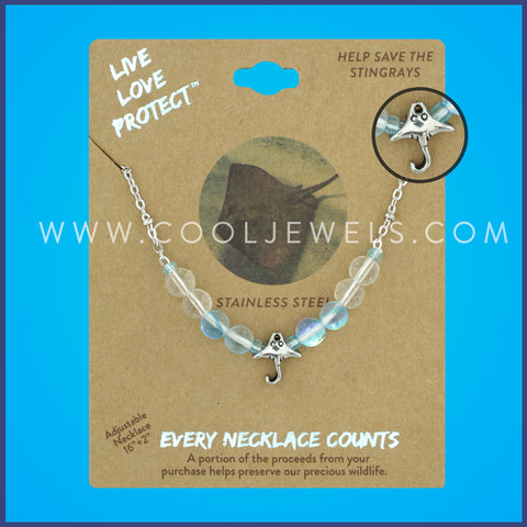 LIVE LOVE PROTECT™ NECKLACE WITH HONEY BEE