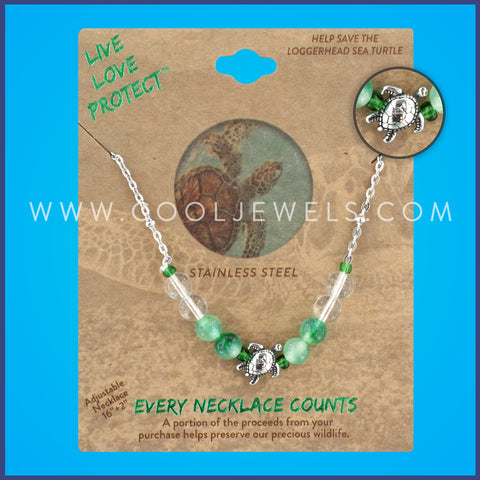 LIVE LOVE PROTECT™ NECKLACE WITH HONEY BEE