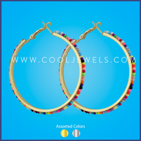 LATCH HOOP EARRING
