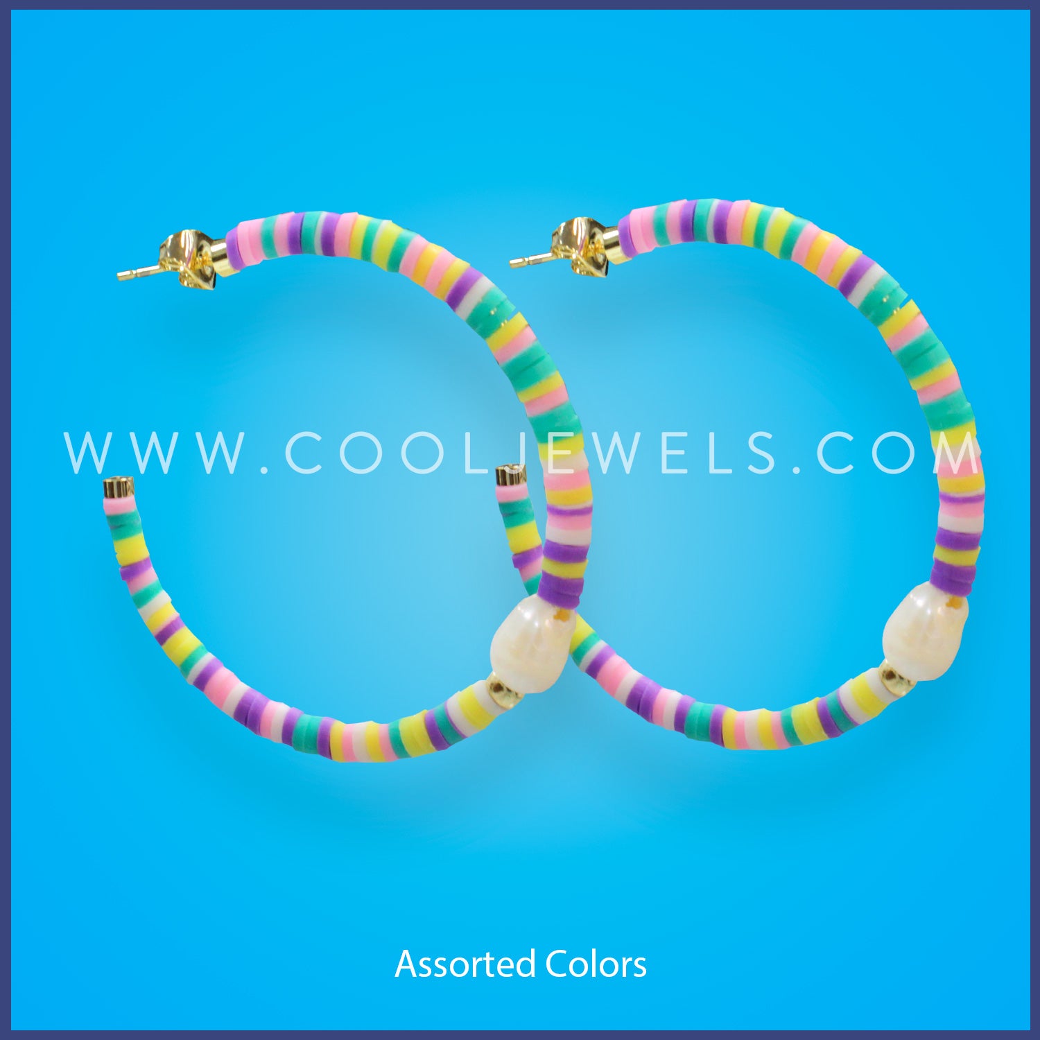 FIMO HOOP EARRING