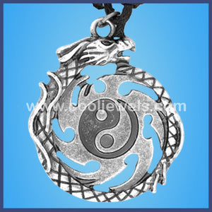 Ying Yang Dragon Necklace