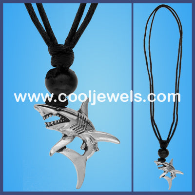 Silver Shark Necklace