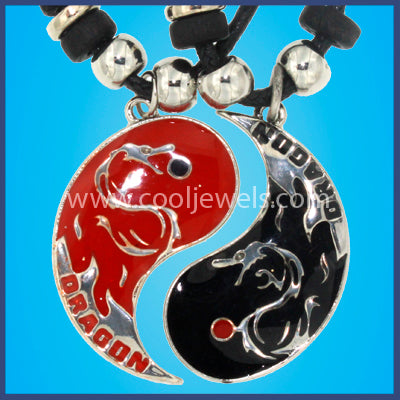 Yin yang dragon deals necklace