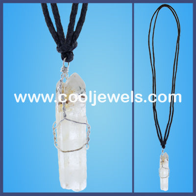 Crystal Cord Necklace