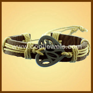 Wholesale Heart Leather Bracelets