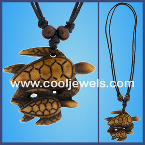 Resin Turtles Necklace