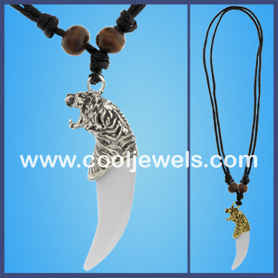 Tiger Tooth Necklaces