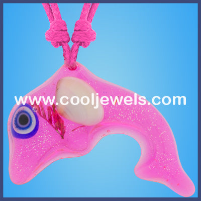 Resin Dolphin Necklace