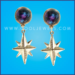 POST EARRINGS WITH STARS