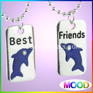 Mood Dolphin Best Friends Necklace